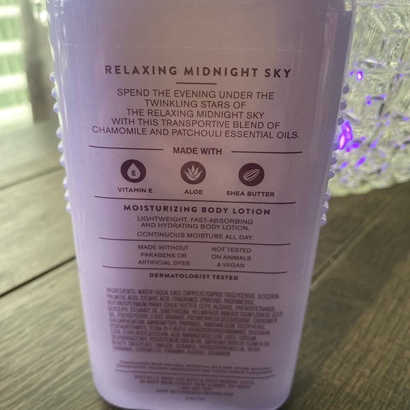 Bath & Body Works AROMA Relaxing Midnight Sky Chamomile Patchouli Lot of 3 - Picture 3 of 9